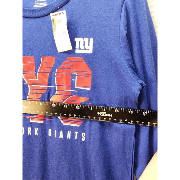 New York Giants NY Logo NFL Youth Boys Long Sleeve Shirt Size L 14/`16 - Picture 4 of 8